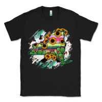 Black New York State Map Classic Tee - RanaPortraitStore