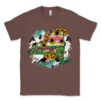 Chestnut New York State Map Classic Tee - RanaPortraitStore
