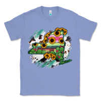 Colony Blue New York State Map Classic Tee - RanaPortraitStore