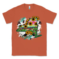Copper New York State Map Classic Tee - RanaPortraitStore