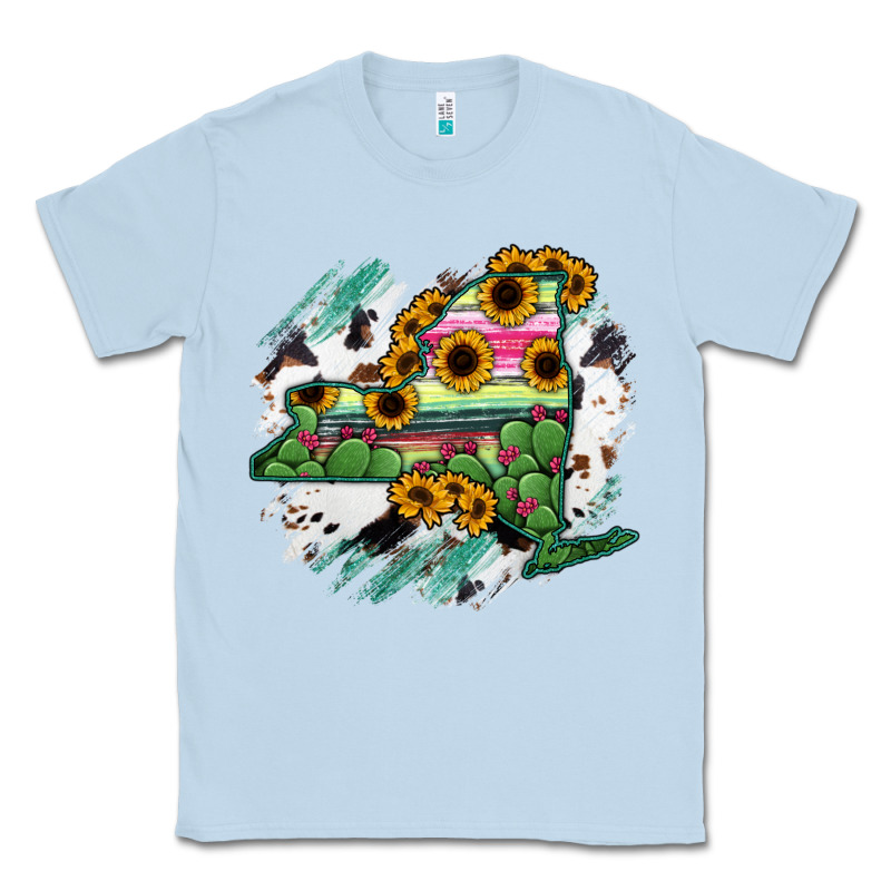 New York State Map Classic Tee by RanaPortraitStore | Teevron