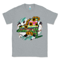 Heather Grey New York State Map Classic Tee - RanaPortraitStore
