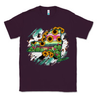 Plum New York State Map Classic Tee - RanaPortraitStore