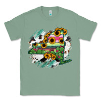 Sage New York State Map Classic Tee - RanaPortraitStore