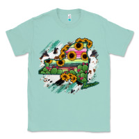 Seafoam New York State Map Classic Tee - RanaPortraitStore