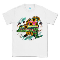 White New York State Map Classic Tee - RanaPortraitStore