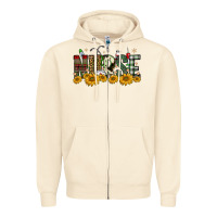 Sandshell christmas nurse sunflower Zipper Hoodie - FaDigitalArtStudio