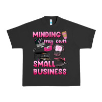 Pigment Black minding my own small business Urban Heavy Tee - texasbilliewilder