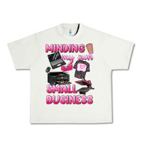 Pistachio minding my own small business Urban Heavy Tee - texasbilliewilder