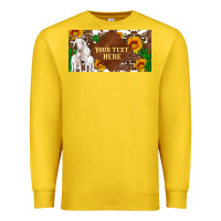 Lemon (preview)baby goats and sunflower and cactus with cowhide license plat Premium Sweatshirt - Artiststas
