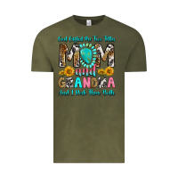 Vintage Olive god gifted me two titles mom and grandma and i roc Vintage Tee - RanaPortraitStore
