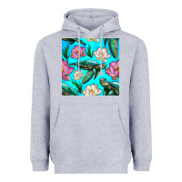Heather Grey sea turtle seamless pattern Heavyweight Hoodie - BundleAndBundleShop