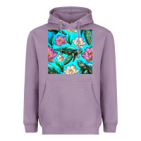 Lavender sea turtle seamless pattern Heavyweight Hoodie - BundleAndBundleShop