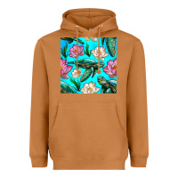 Meerkat sea turtle seamless pattern Heavyweight Hoodie - BundleAndBundleShop