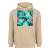 Mushroom sea turtle seamless pattern Heavyweight Hoodie - BundleAndBundleShop