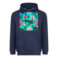 Navy sea turtle seamless pattern Heavyweight Hoodie - BundleAndBundleShop