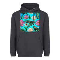 Smoke sea turtle seamless pattern Heavyweight Hoodie - BundleAndBundleShop