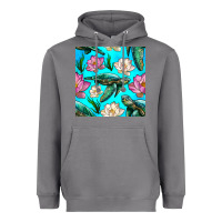 Storm sea turtle seamless pattern Heavyweight Hoodie - BundleAndBundleShop