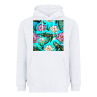 White sea turtle seamless pattern Heavyweight Hoodie - BundleAndBundleShop