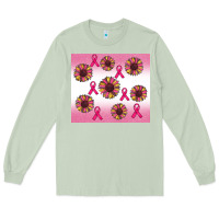 Matcha breast cancer awareness sunflower Long Sleeve Tee - RanaPortraitStore