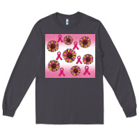 Smoke breast cancer awareness sunflower Long Sleeve Tee - RanaPortraitStore