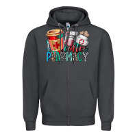 Smoke coffee pharmacy Zipper Hoodie - RacoonDesign