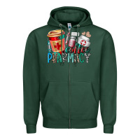 Sports Green coffee pharmacy Zipper Hoodie - RacoonDesign