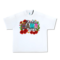 White badass mama cita Urban Heavy Tee - Zillion Design Studio
