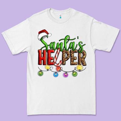 Santa's Helper Christmas Premium Tee Designed By Artiststas