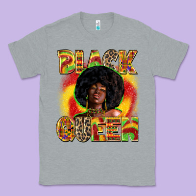 Black Queen Juneteenth Classic Tee Designed By Zillion Design Studio