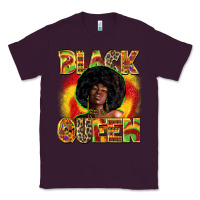 Plum Black queen juneteenth Classic Tee - Zillion Design Studio
