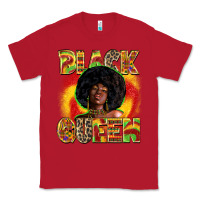 Red Black queen juneteenth Classic Tee - Zillion Design Studio