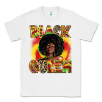 White Black queen juneteenth Classic Tee - Zillion Design Studio