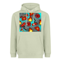 Matcha firefighter equipment Heavyweight Hoodie - Artiststas