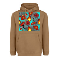 Toasted Coconut firefighter equipment Heavyweight Hoodie - Artiststas