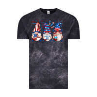 Cloud Black fourth of july gnomes Vintage Tee - RanaPortraitStore