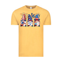Vintage Mustard fourth of july gnomes Vintage Tee - RanaPortraitStore
