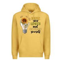Antique Gold break your limits Premium Hoodie - MaliasSmallBusiness
