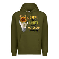 Army Green break your limits Premium Hoodie - MaliasSmallBusiness