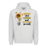 Dove Grey break your limits Premium Hoodie - MaliasSmallBusiness