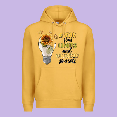 Break Your Limits Premium Hoodie Designed By Maliassmallbusiness