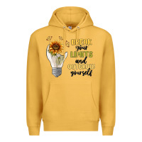 Mustard break your limits Premium Hoodie - MaliasSmallBusiness