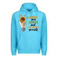 Ocean Blue break your limits Premium Hoodie - MaliasSmallBusiness