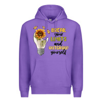 Purple break your limits Premium Hoodie - MaliasSmallBusiness