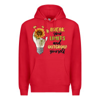 Red break your limits Premium Hoodie - MaliasSmallBusiness