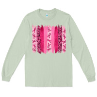 Matcha breast aweraness brushstrokes Long Sleeve Tee - RanaPortraitStore
