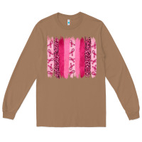 Toasted Coconut breast aweraness brushstrokes Long Sleeve Tee - RanaPortraitStore