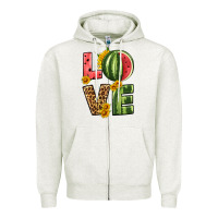 Love Watermelon Zipper Hoodie | Teevron