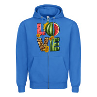 True Royal love watermelon Zipper Hoodie - HRA Design Shop