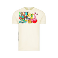 Float Drink Tan Repeat Vintage Tee | Teevron